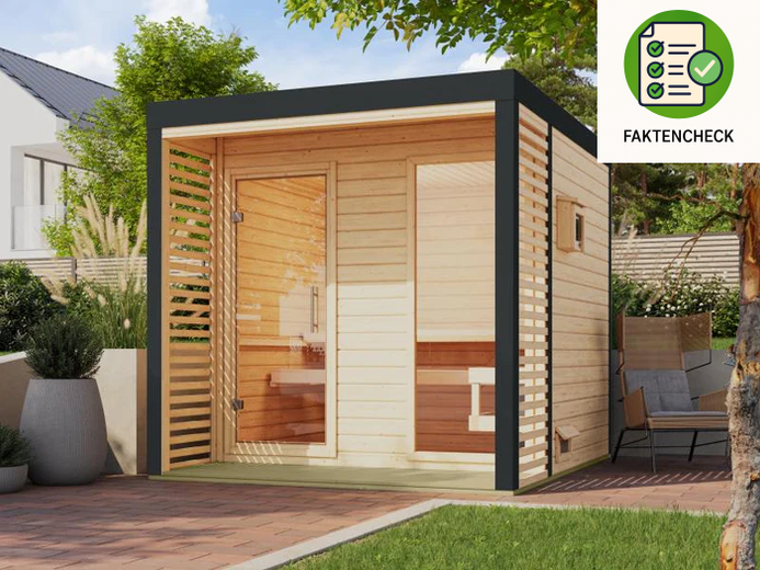 Faktencheck: Hybrid Saunahaus