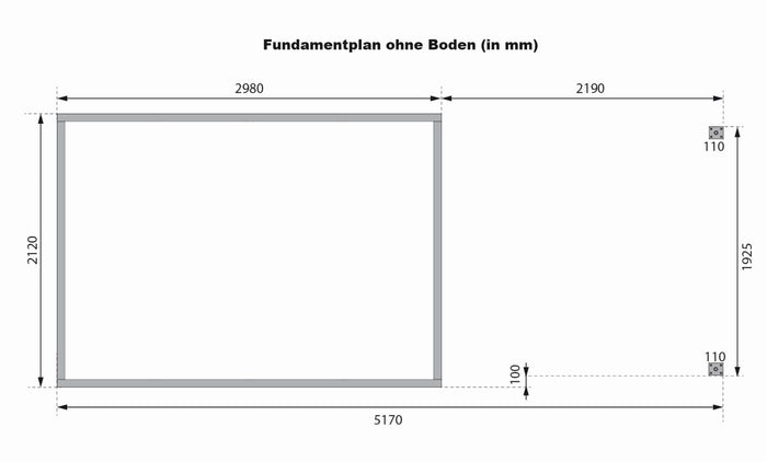 Karibu Hybrid Gartenhaus Jupiter 4 B terragrau/anthrazit, inkl. 2,35 m Anbaudach