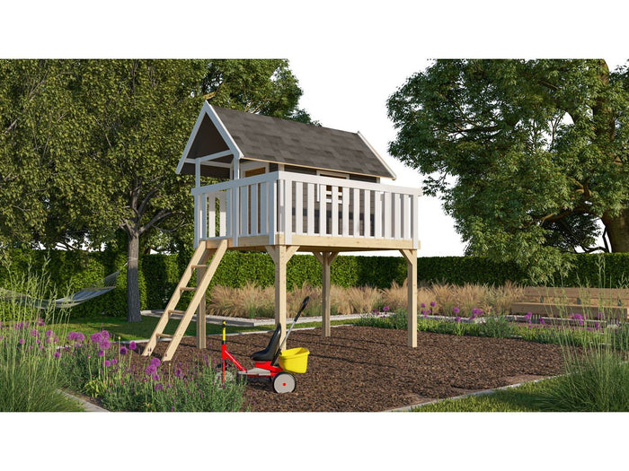 Karibu Stelzenhaus Fidel terragrau