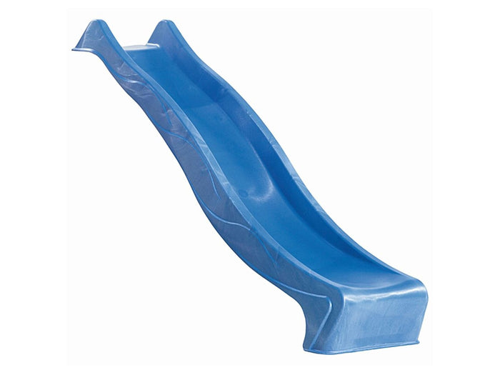 Karibu Stelzenhaus Fidel terragrau + Rutsche blau + Netzrampe