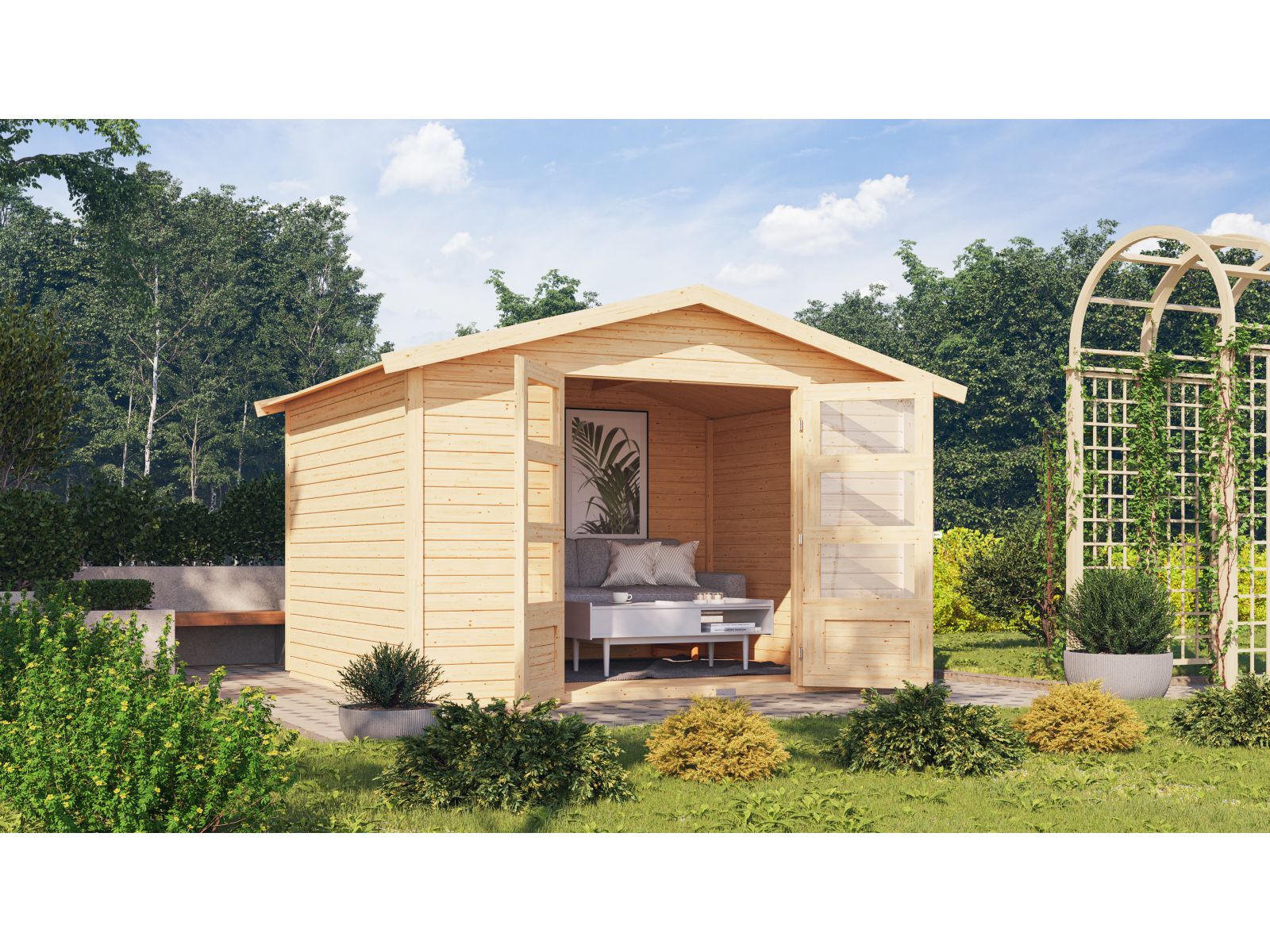 Karibu Gartenhaus Amberg 5