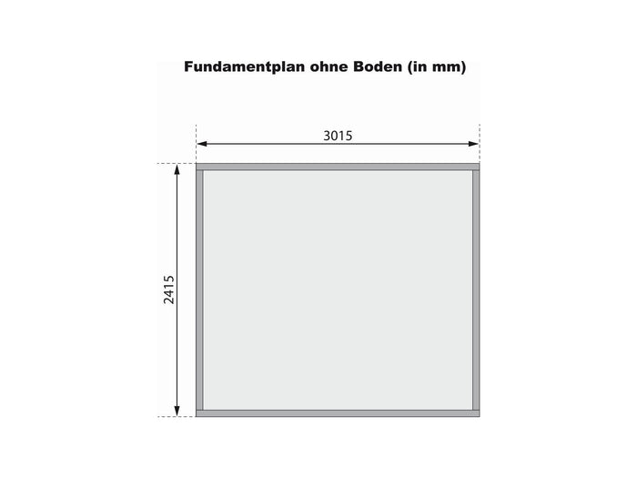 Karibu Gartenhaus Amberg 5 terragrau