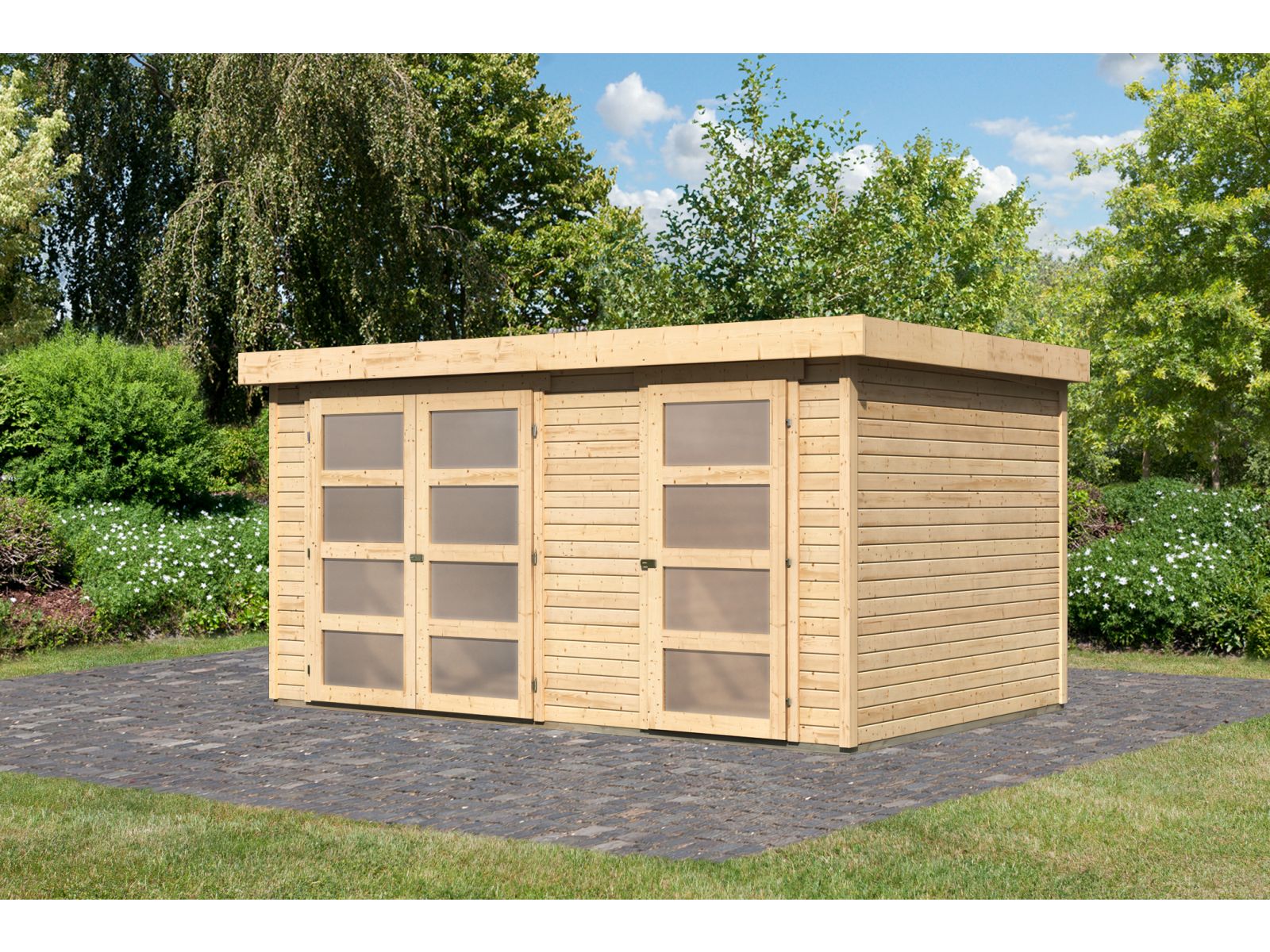 Karibu Systemhaus Mühlentrup 2 naturbelassen 19 mm