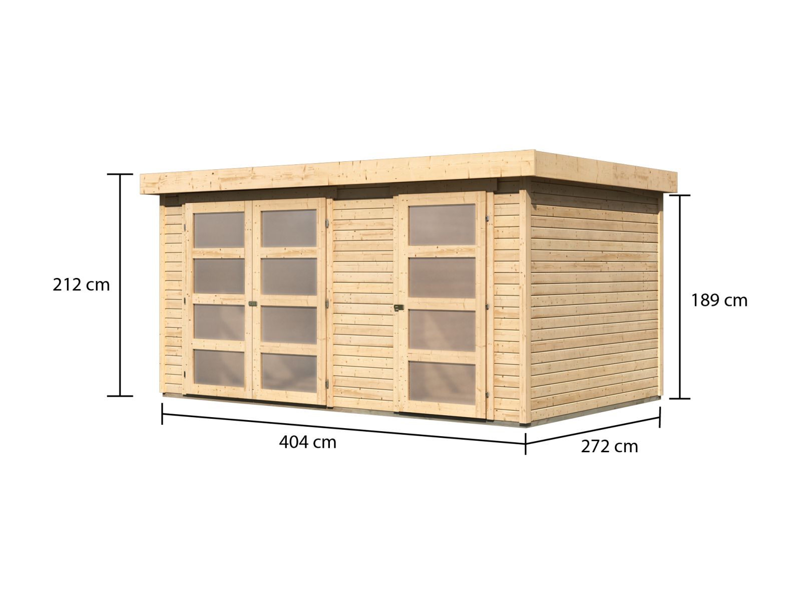 Karibu Systemhaus Mühlentrup 2 naturbelassen 19 mm