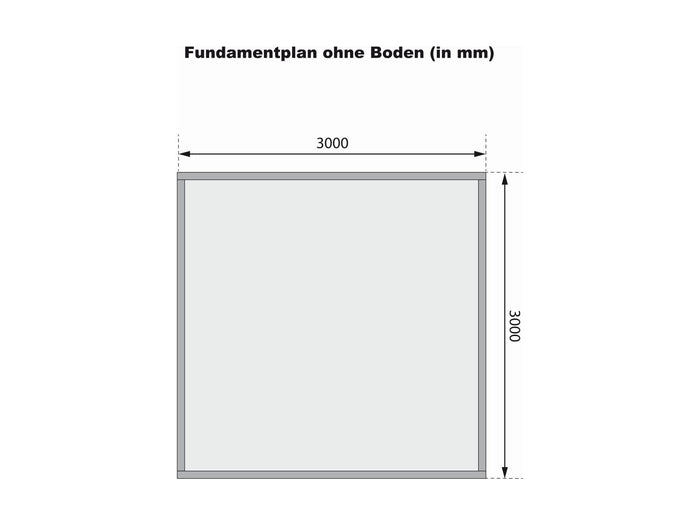 Karibu Gartenhaus Theres 7 terragrau 28 mm
