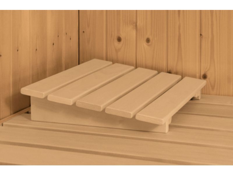 Karibu Sauna Yuma, inkl. 9 kW Ofen ext. Steuerung, mit Klarglas Ganzglastür