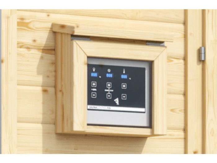 Karibu Steuergerätverkleidung für den Außenbereich, Naturbelassen