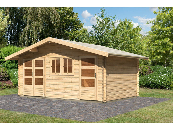 Karibu Gartenhaus Lagor 2 38 mm 2-Raum-Haus