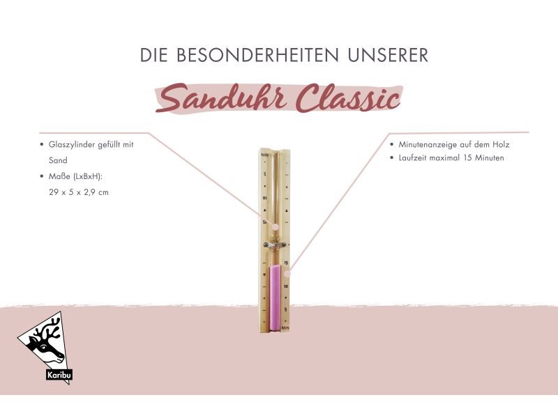 Karibu Sauna Sanduhr Classic