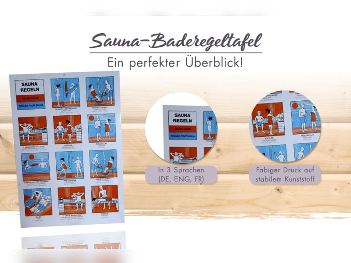 Karibu Saunazubehör-Set Classic 6-teilig