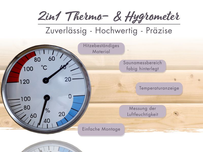 Karibu Saunazubehör-Set Classic 6-teilig