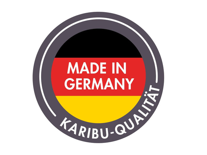 Karibu Hybrid Gartenhaus Pluto 1 B, terragrau/graualuminium, 28 mm