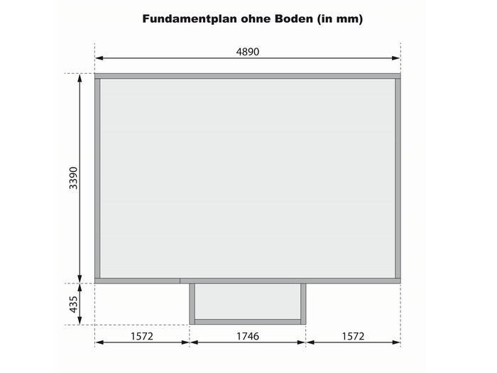 Karibu Gartenhaus Nordland 38 mm