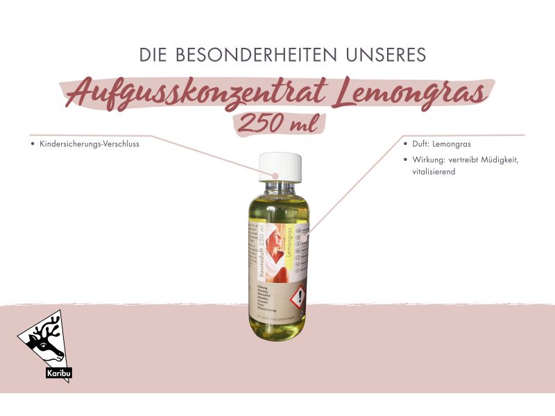 Karibu Sauna Aufgusskonzentrat Lemongras