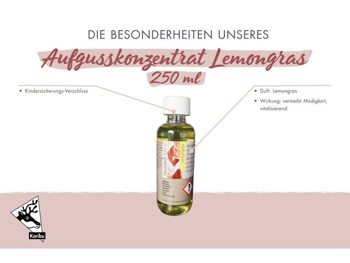 Karibu Sauna Aufgusskonzentrat Lemongras