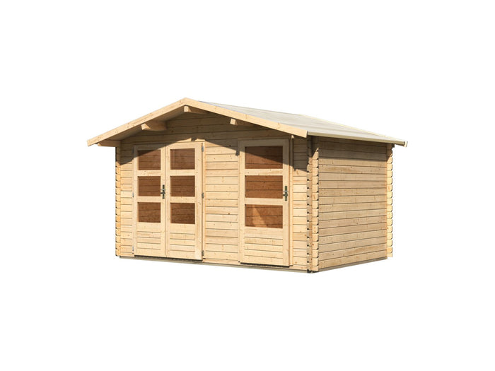 Karibu Gartenhaus Radur 0 28 mm 2-Raum-Haus
