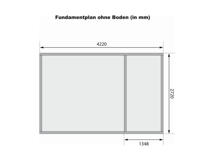 Karibu Gartenhaus Schönbuch 2 38 mm 2-Raum-Haus