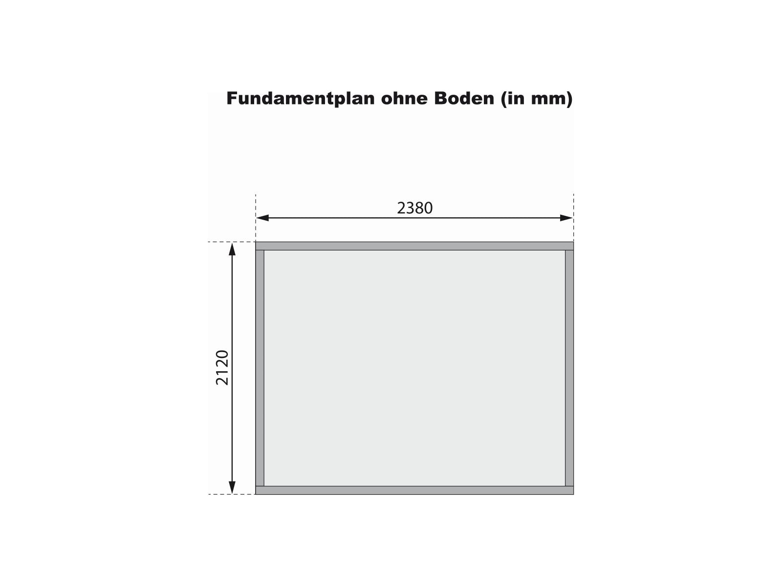 Karibu Gartenhaus Askola 3 natur 19 mm