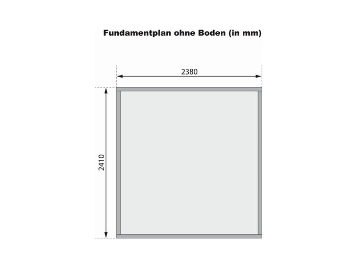 Karibu Gartenhaus Askola 3,5 natur 19 mm