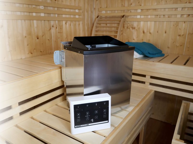 Gratis Karibu Bio-Kombiofen 9,0 kW externe Steuerung Easy und Steine im Wert von 879 EUR