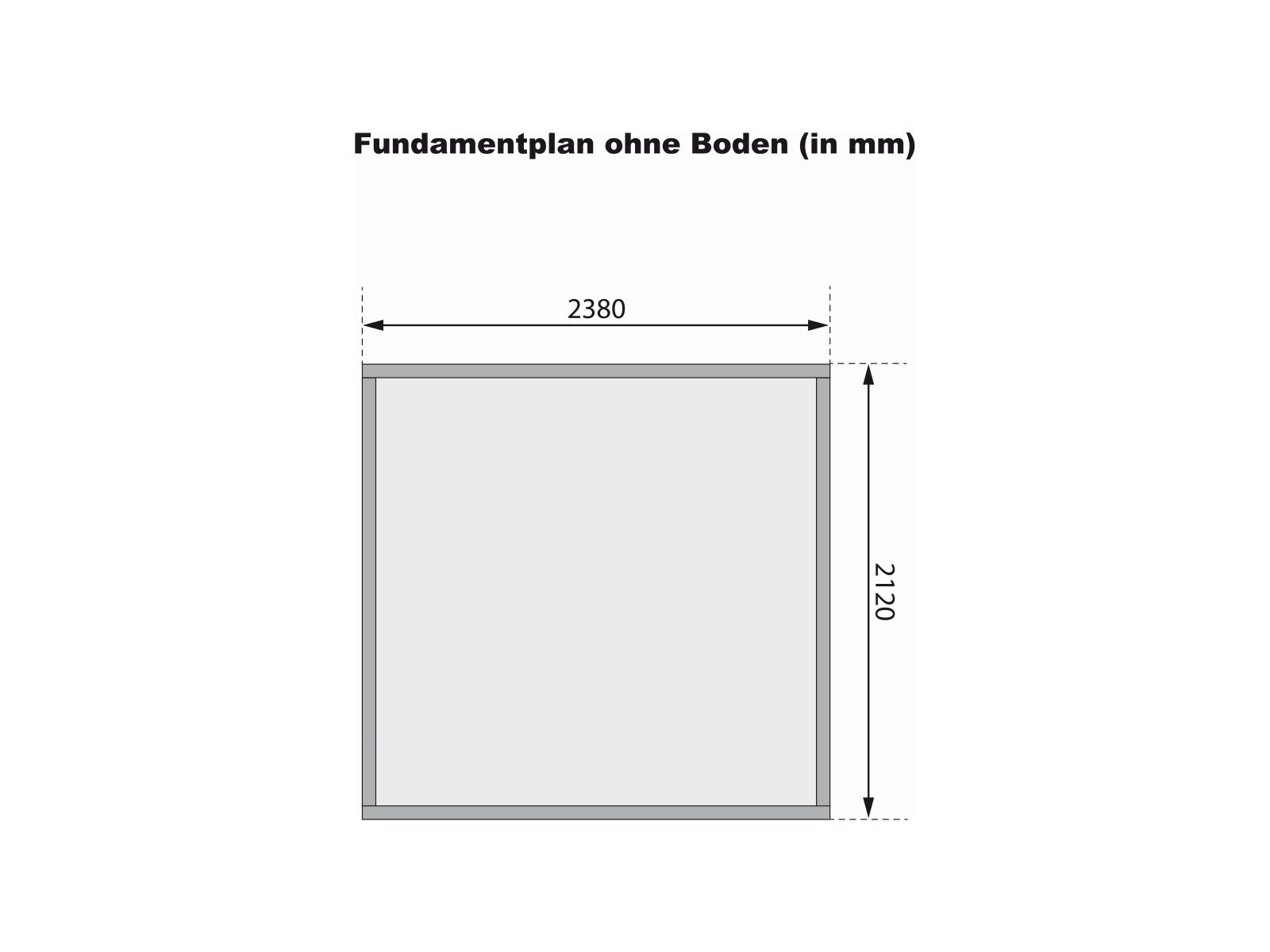 Karibu Gartenhaus Kerko 3 natur 19 mm