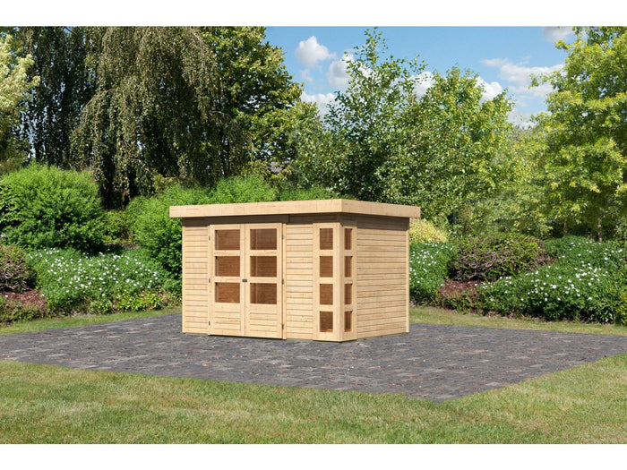 Karibu Gartenhaus Kerko 4 natur 19 mm