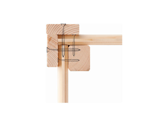 Karibu Gartenhaus Retola 4 mit Anbauschrank und Anbaudach 2,80 Meter