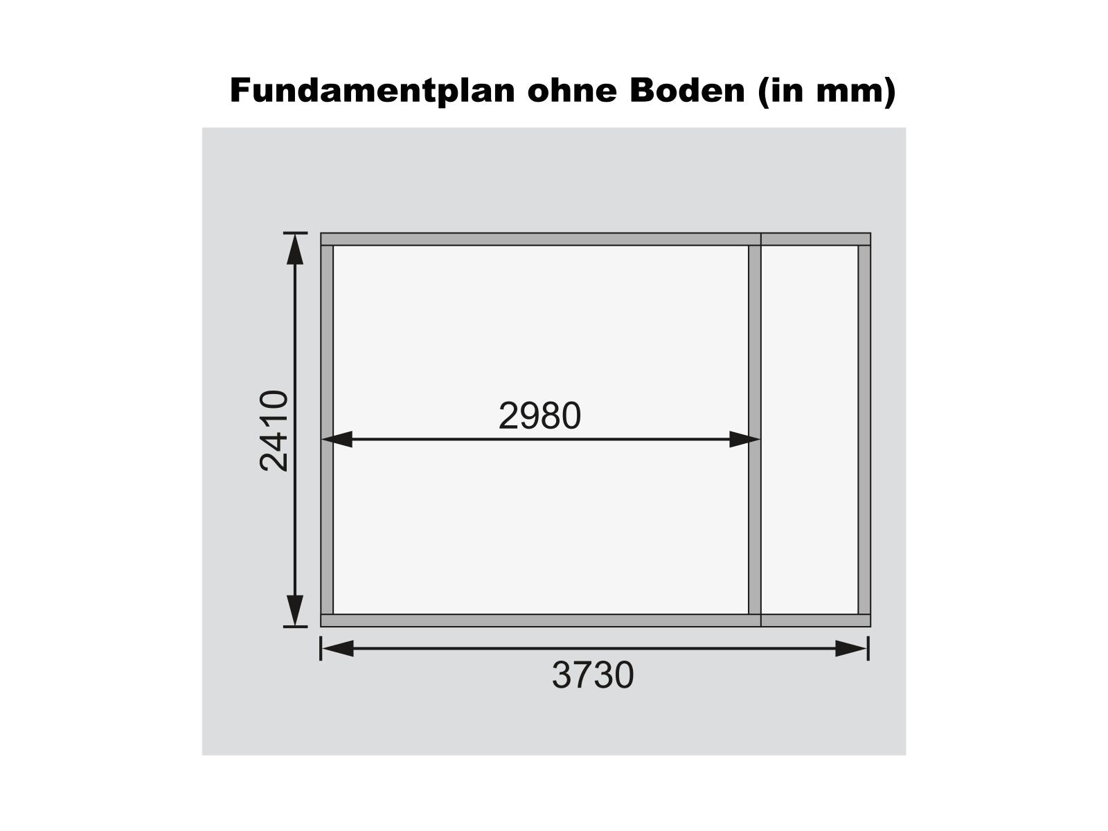 Karibu Gartenhaus Retola 6 inkl. Anbauschrank