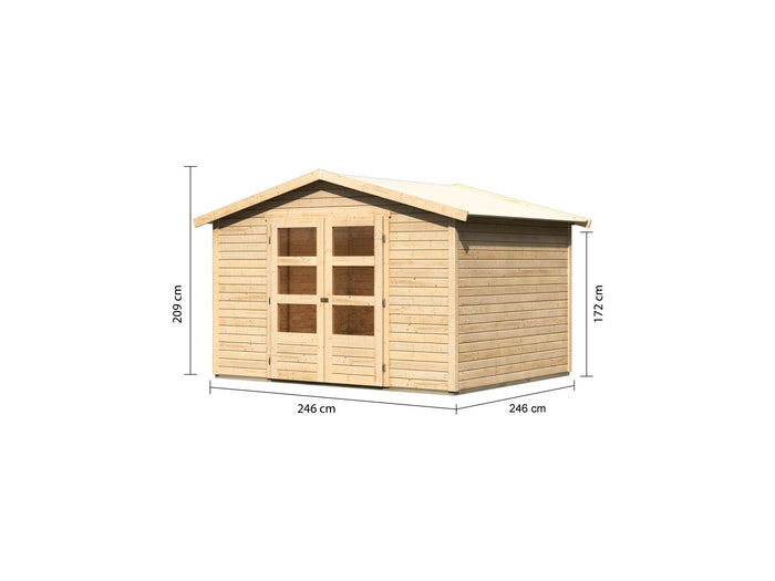 Karibu Gartenhaus Amberg 4
