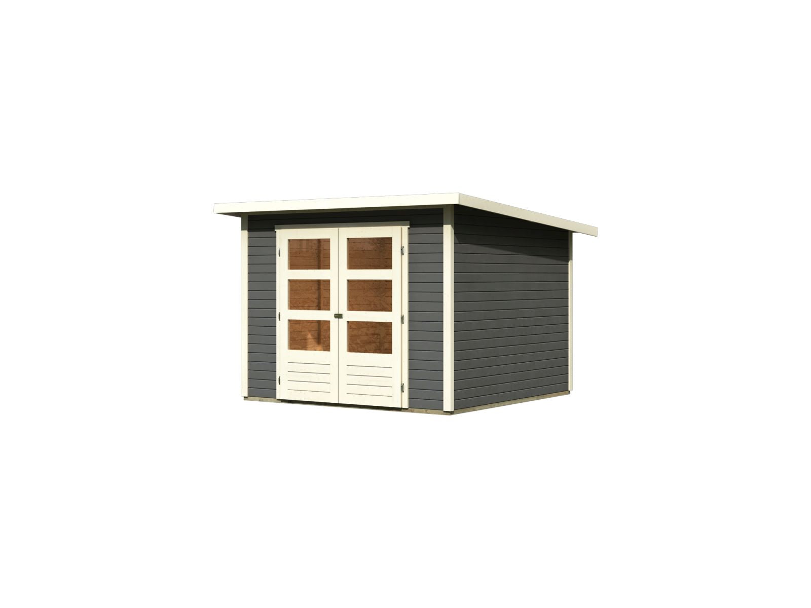 Karibu Gartenhaus Stockach 4 in terragrau