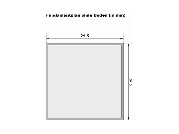 Karibu Gartenhaus Stockach 4 in terragrau