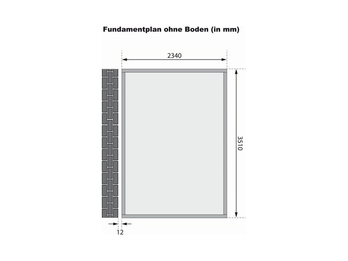 Karibu Gartenhaus Bomlitz 4 terragrau 19 mm