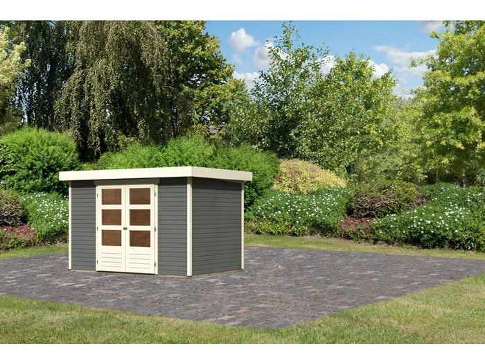 Karibu Gartenhaus Askola 4 terragrau