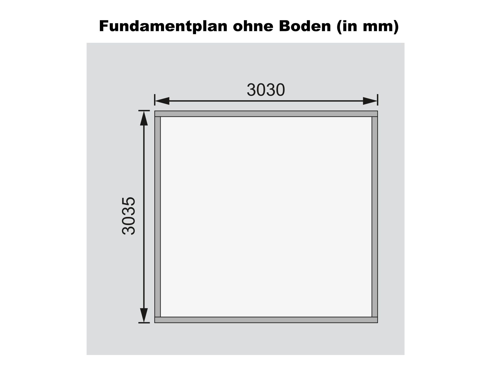 Karibu Gartenhaus Northeim 3 in terragrau 38 mm