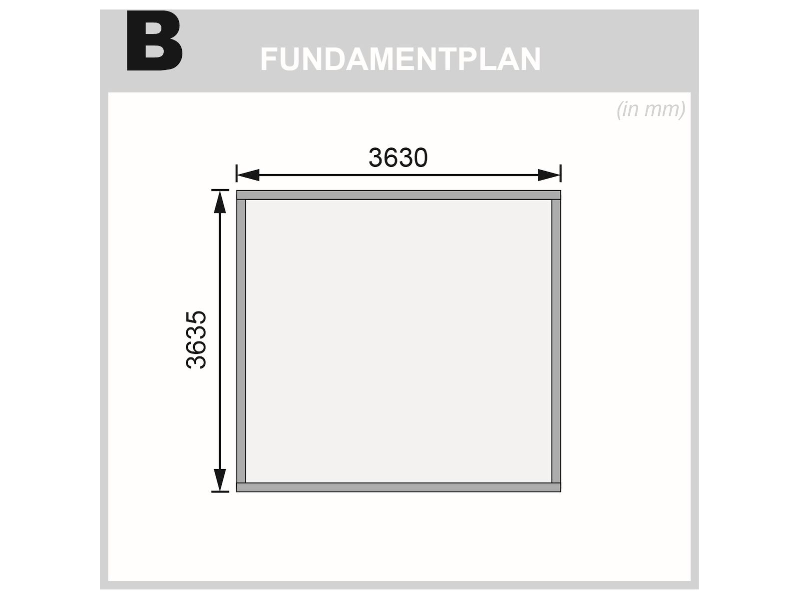 Karibu Gartenhaus Northeim 5 natur 38 mm