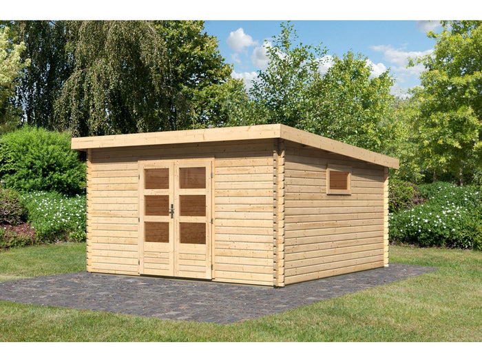 Karibu Gartenhaus Trittau 6 natur