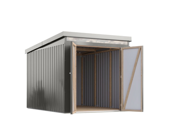 Karibu Metallgerätehaus Iridium 2,5 in Graualuminium