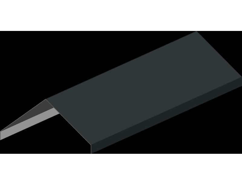 Aluminium Firstabdeckung Typ 6 200 cm - 5 Stück