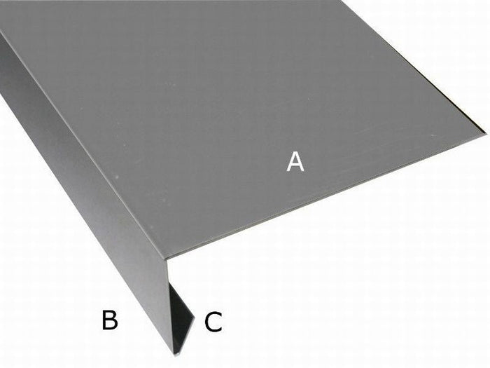 Aluminium Winkelprofil 200 cm für Giebelbretter 2 Stück