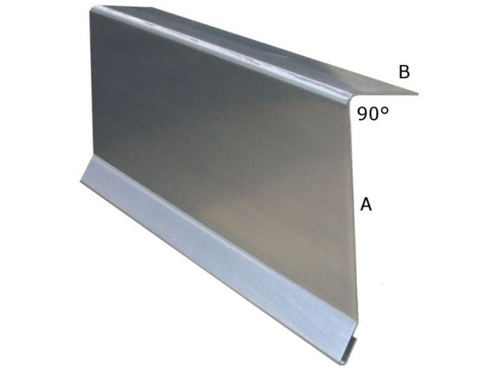 Aluminium Winkelprofil 200 cm Ortblech für Carport-Blenden 2 Stück