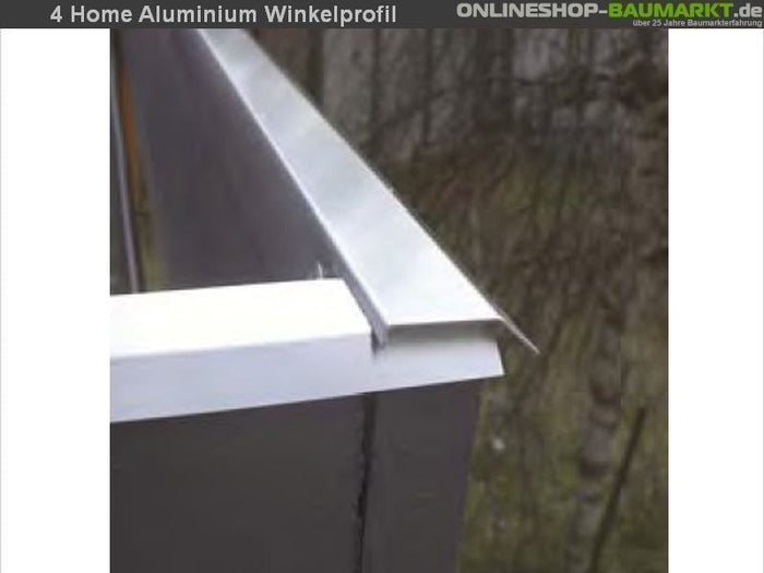 Aluminium Winkelprofil für EPDM-Dacheindeckung 11 Stück