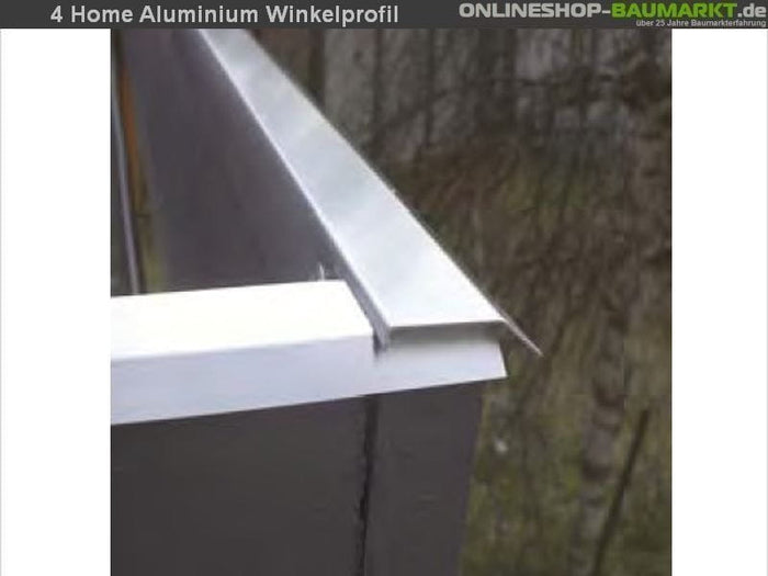 Aluminium Winkelprofil für EPDM-Dacheindeckung 14 Stück