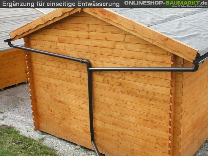 Ergänzungsset zur einseitigen Entwässerung weiß