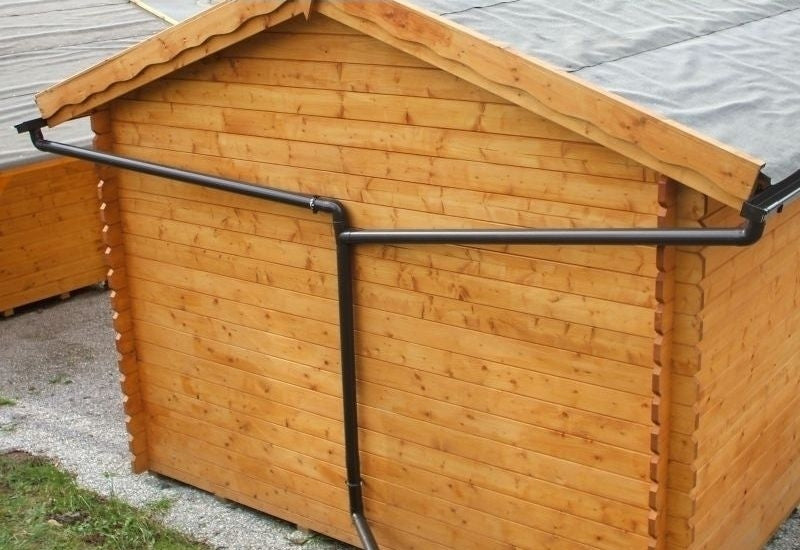 Ergänzungsset zur einseitigen Entwässerung anthraz