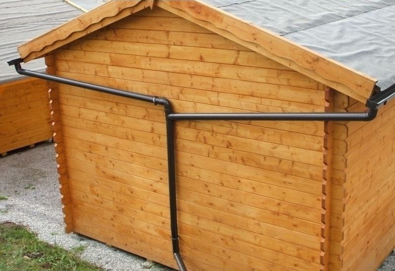 Ergänzungsset zur einseitigen Entwässerung anthraz