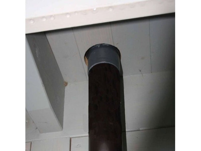 Fallrohrset F1 in braun