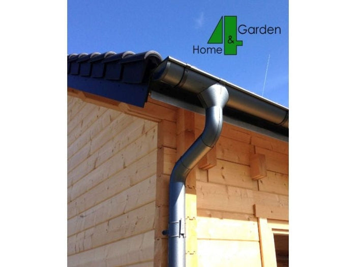 Fallrohrset F100K dunkelgrau