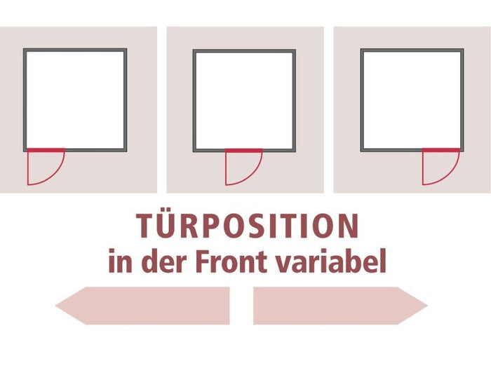 Gobin - Karibu Sauna inkl. 9-kW-Ofen - ohne Dachkranz -