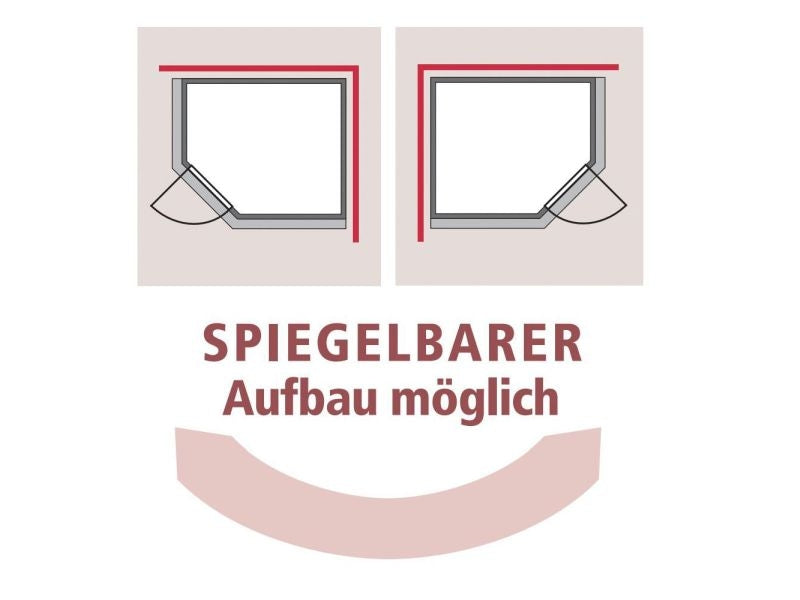 Jarin - Karibu Sauna ohne Ofen - mit Dachkranz -