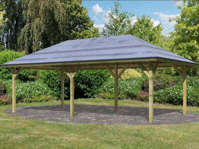 Karibu 4-Eck Pavillon Classic Holm 2 kdi
